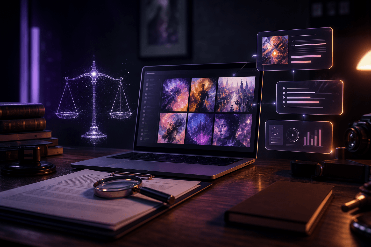 droits d’auteur IA créative expliqué aux débutants avec rendu cinématique local et workflow AI Studios