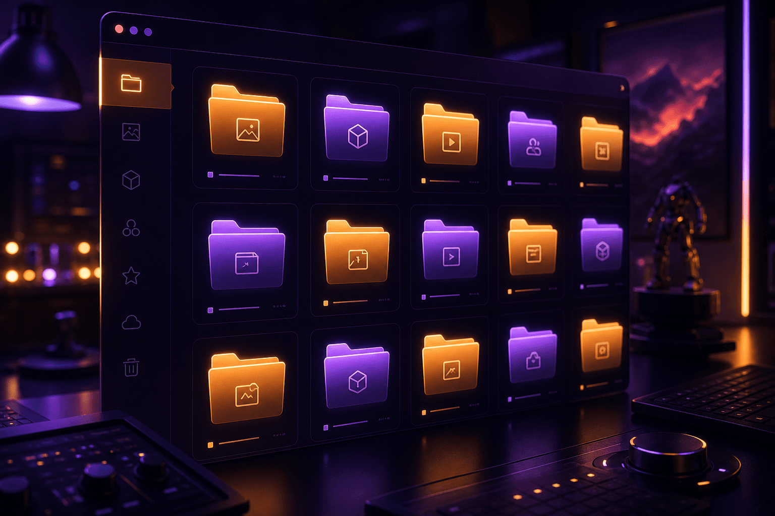 organiser ses fichiers IA expliqué aux débutants avec rendu cinématique local et workflow AI Studios