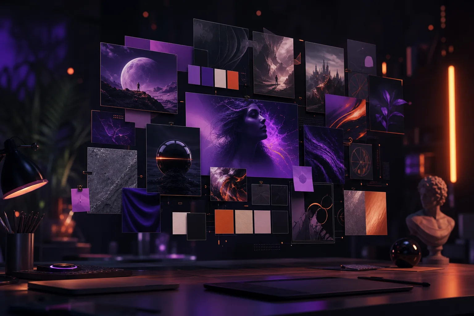 Guide pour créer un moodboard IA