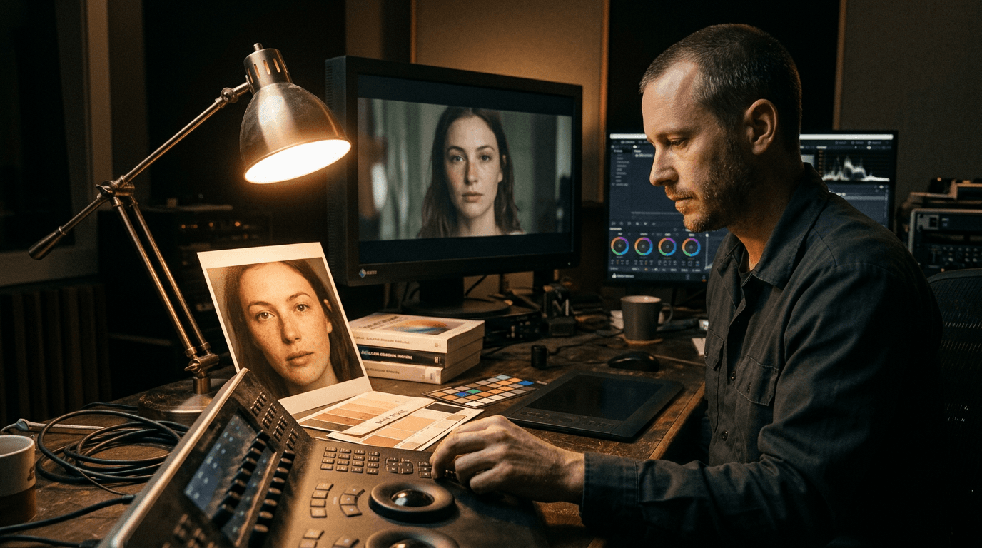 SDXL: etalonner peau et lumiere pour un rendu cinema exploitable avec workflow cinema realiste et rendu naturel