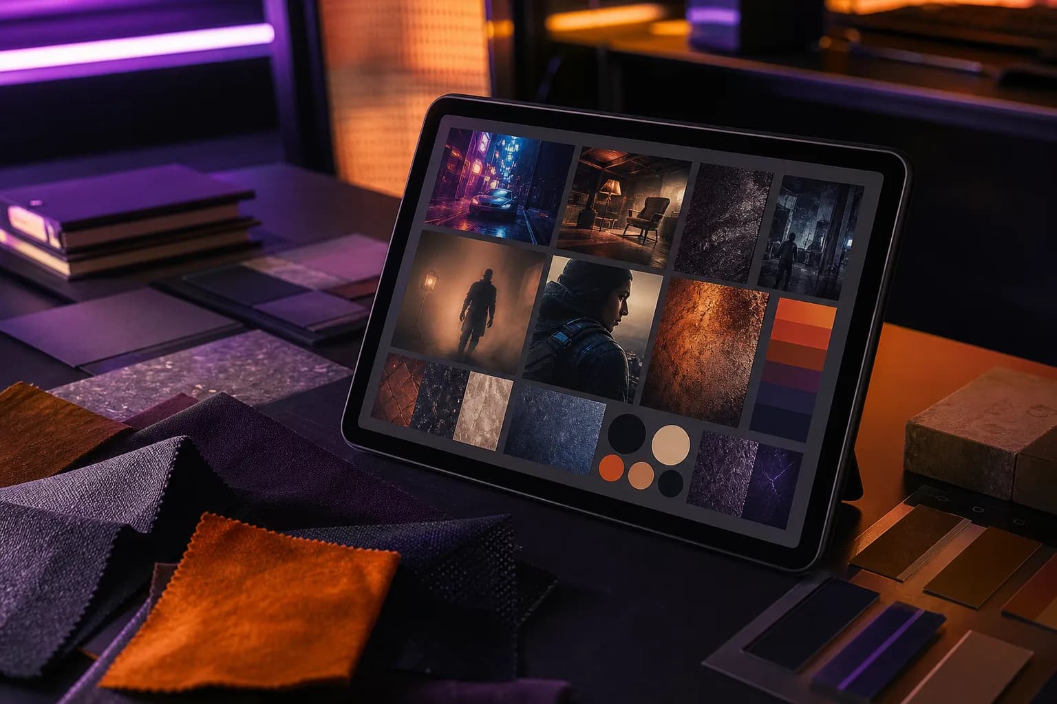Workflow de création de moodboard IA