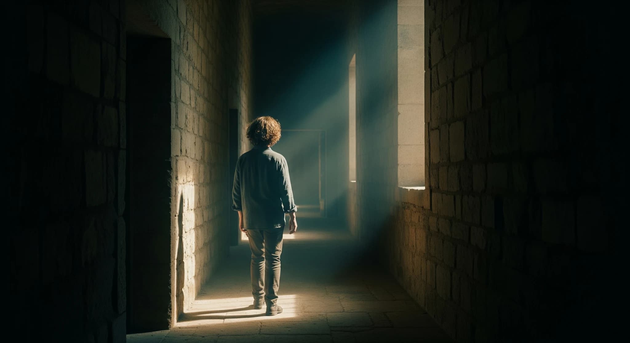 Prolonger un plan IA au-delà de 5 secondes, long travelling cinématique fluide dans un couloir, sensation de plan continu