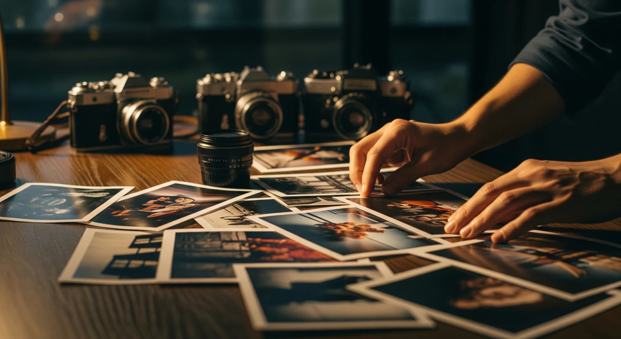 Méthode du prompt structuré en quatre blocs pour l'image IA, rendu cinématique avec sujet net, décor en profondeur et lumière motivée