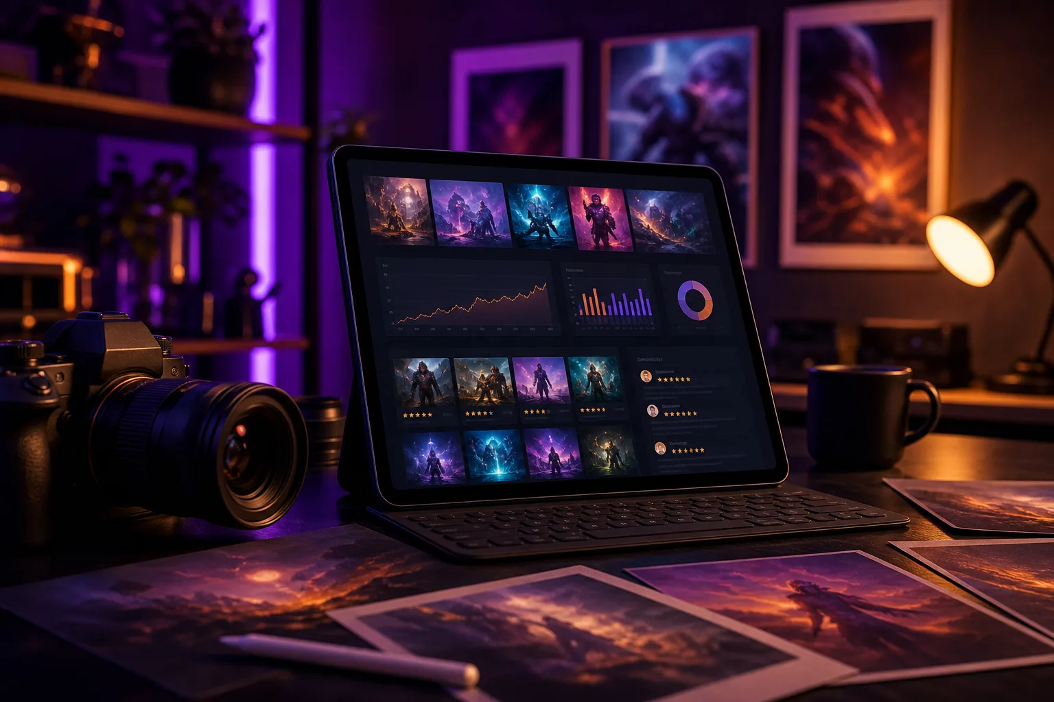 vendre ses créations IA workflow IA débutant avec rendu cinématique naturel